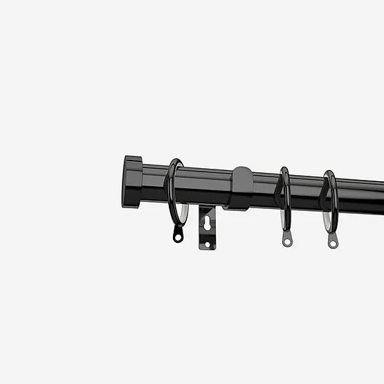 35mm Allure Classic Black Nickel Stud pole