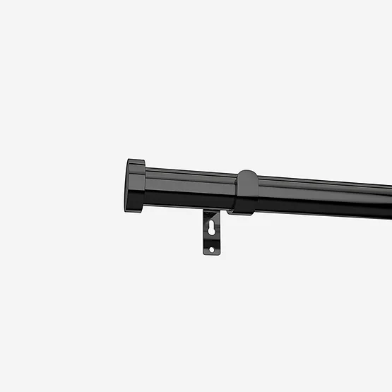 35mm Allure Classic Black Nickel Stud Eyelet pole