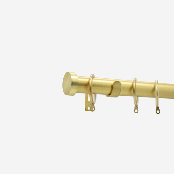 35mm Allure Classic Brushed Gold Stud pole
