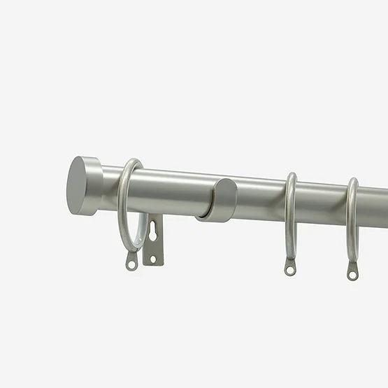 35mm Allure Classic Brushed Steel Stud pole