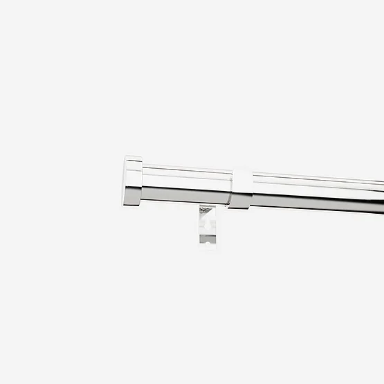 35mm Allure Classic Polished Chrome Stud Eyelet pole