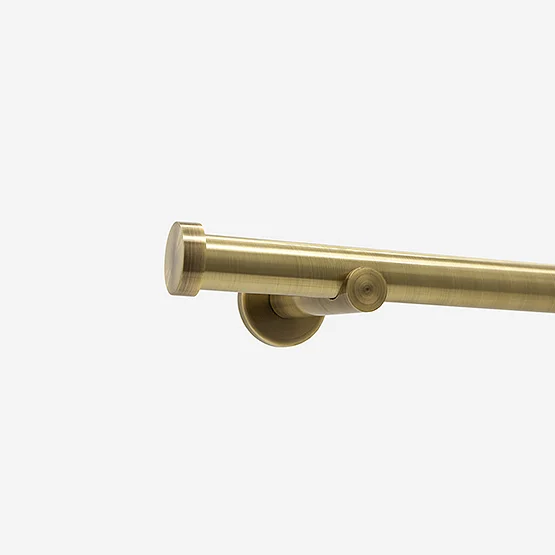 35mm Allure Signature Antique Brass Stud Eyelet pole