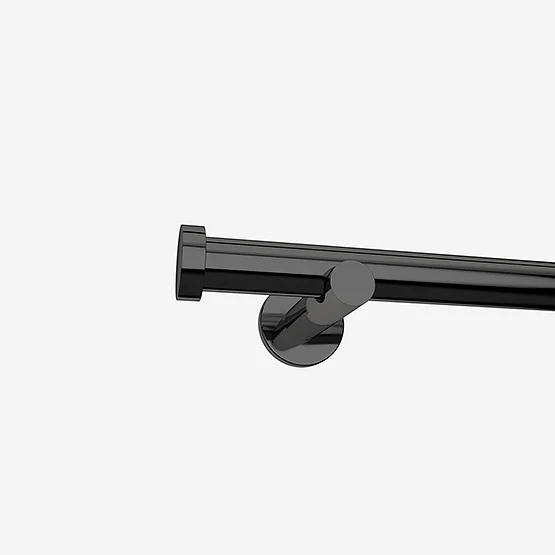 35mm Allure Signature Black Nickel Stud Eyelet pole