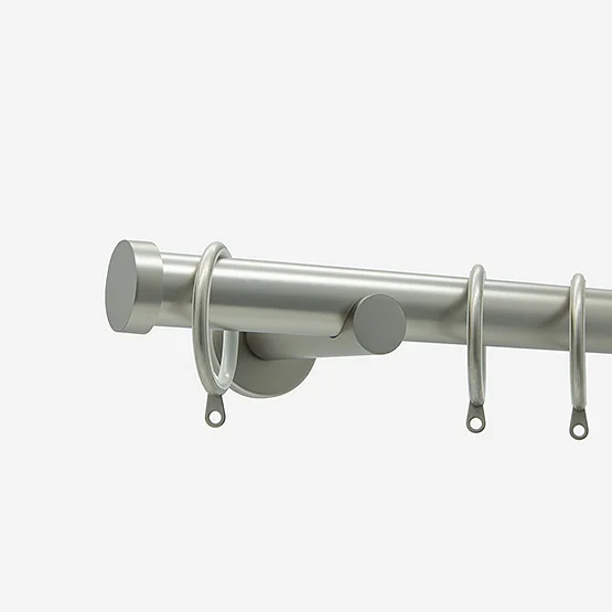 35mm Allure Signature Brushed Steel Stud pole