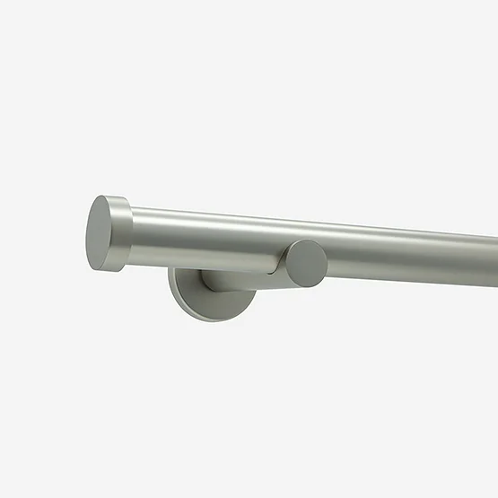 35mm Allure Signature Brushed Steel Stud Eyelet pole