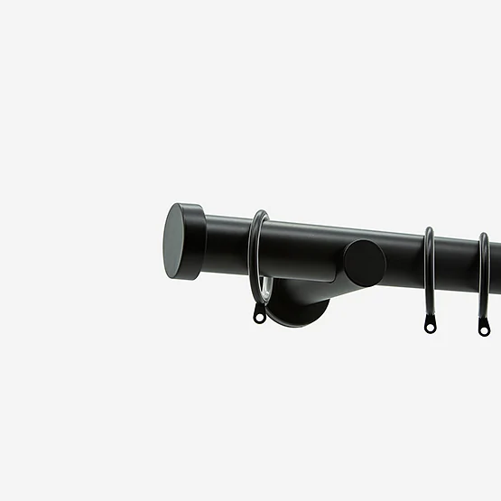 35mm Allure Signature Matt Black Stud pole