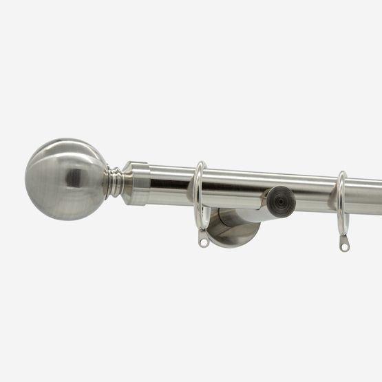 35mm Allure Signature Stainless Steel Ball Finial pole