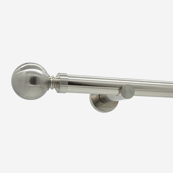 35mm Allure Signature Stainless Steel Ball Finial Eyelet pole