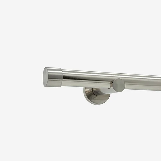 35mm Allure Signature Stainless Steel End Cap Finial Eyelet pole