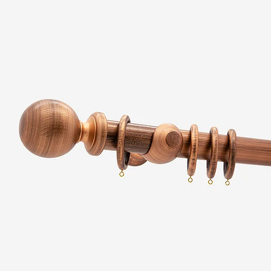 35mm Oxford Brushed Copper Ball Finial  pole