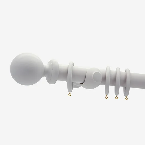 50mm Oxford Pebble Grey Ball Finial  pole