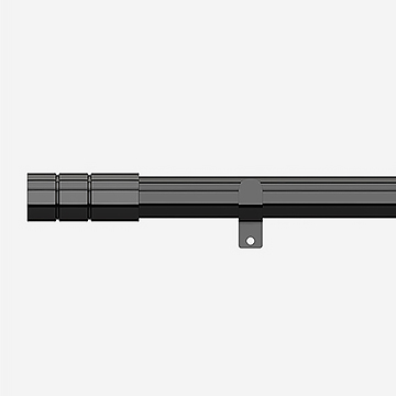 28mm Allure Classic Black Nickel Barrel Eyelet