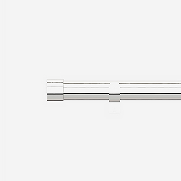 28mm Allure Classic Polished Chrome End Cap Eyelet