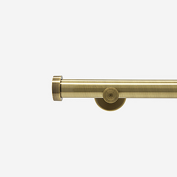 28mm Signature Antique Brass Stud Eyelet Curtain Pole