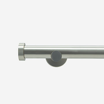 28mm Signature Brushed Steel Stud Eyelet Curtain Pole