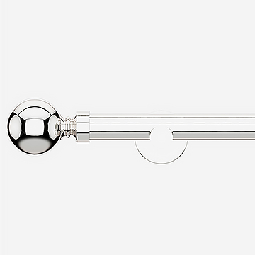 28mm Allure Signature Polished Chrome Ball Eyelet