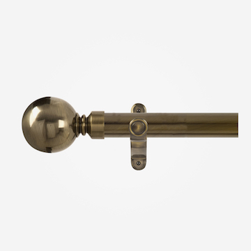 28mm Eyelet Anique Brass Ball