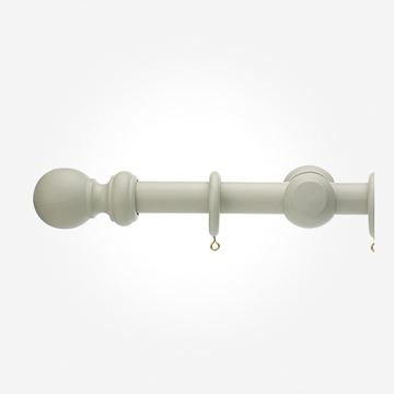 28mm Honister French Grey Ball Curtain Pole