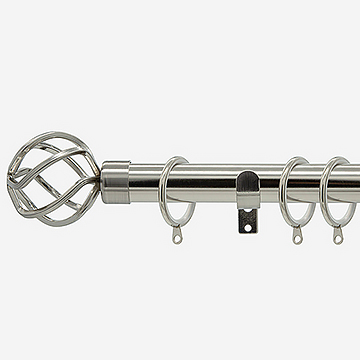 35mm Allure Classic Stainless Steel Cage Finial