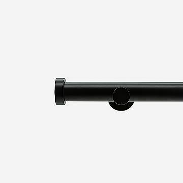 35mm Signature Matt Black Stud Eyelet Curtain Pole
