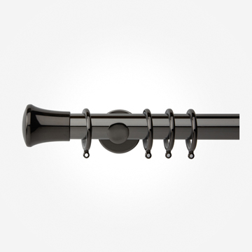 35mm Neo Black Nickel Trumpet Finial