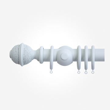 40mm Jones Seychells Mist Woven Rope Finial