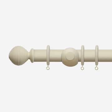 45mm Modern Country Pearl Ribbed Ball Curtain Pole