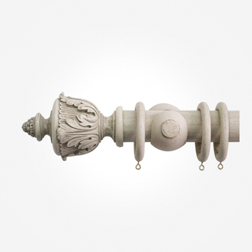 50mm Florentine Putty Acanthus Finial