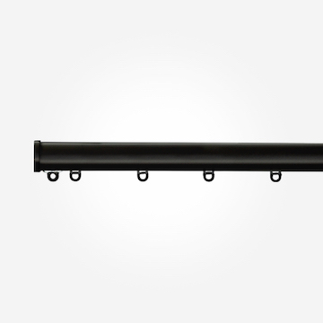 Surge Curved Black Curtain Track