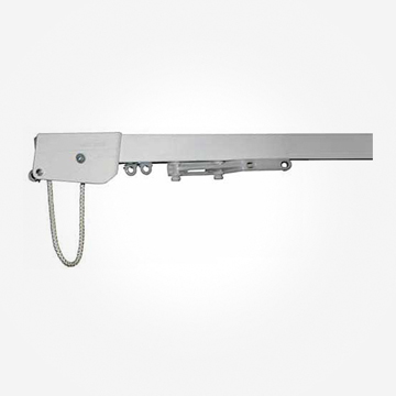 System 3000 White Cord Operated Curtain Rail
