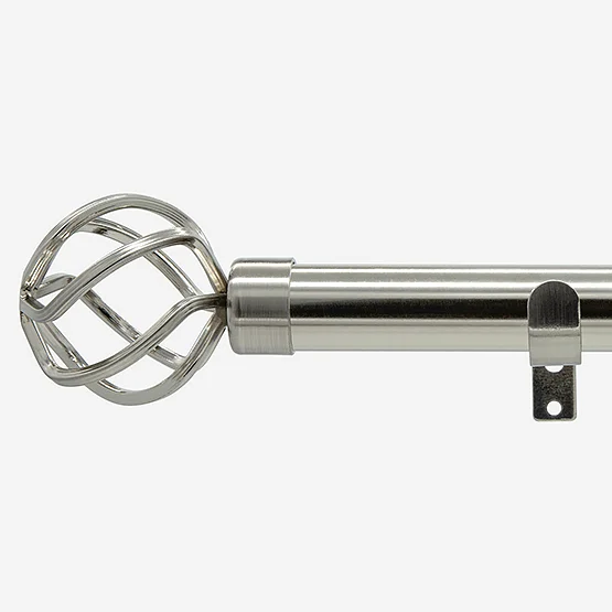 28mm Allure Stainless Steel Effect Cage Eyelet pole