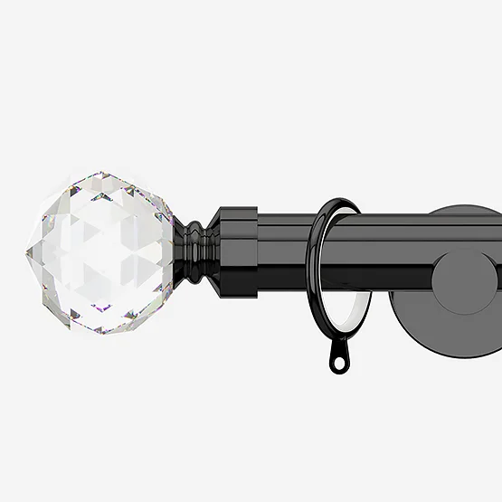 28mm Allure Signature Black Nickel Crystal pole