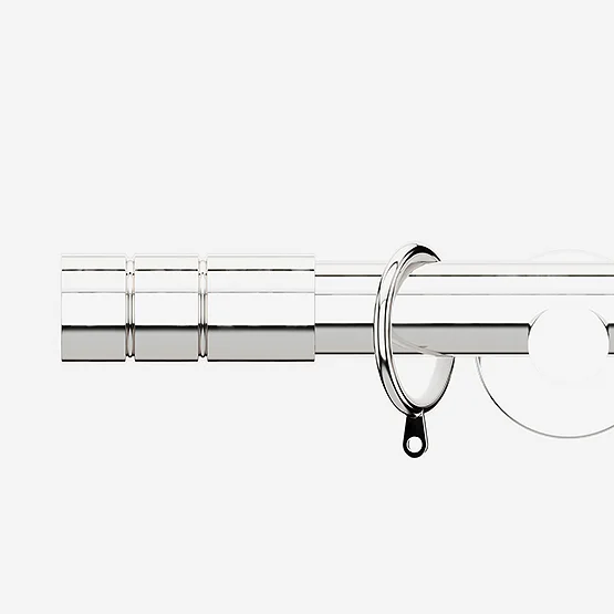 28mm Allure Signature Polished Chrome Barrel pole