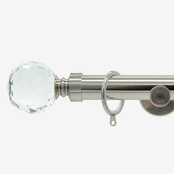 28mm Allure Signature Stainless Steel Crystal pole