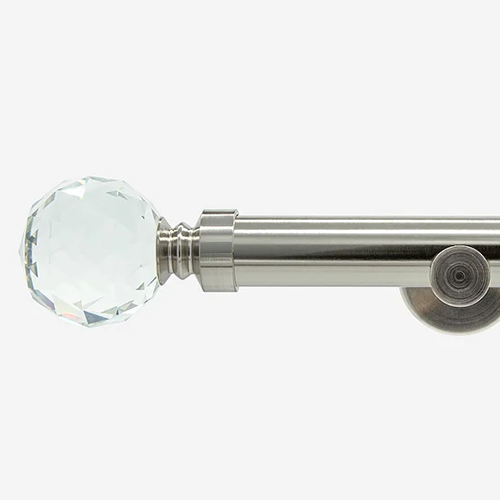 28mm Allure Signature Stainless Steel Crystal Eyelet pole