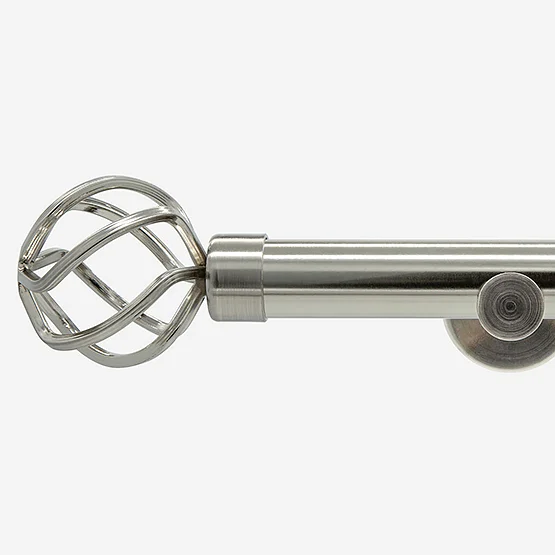 28mm Allure Signature Stainless Steel Effect Cage Eyelet pole