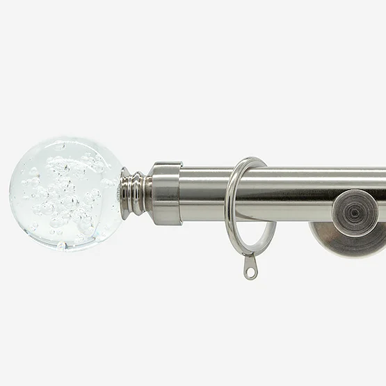 28mm Allure Signature Stainless Steel Glass Bubbles pole