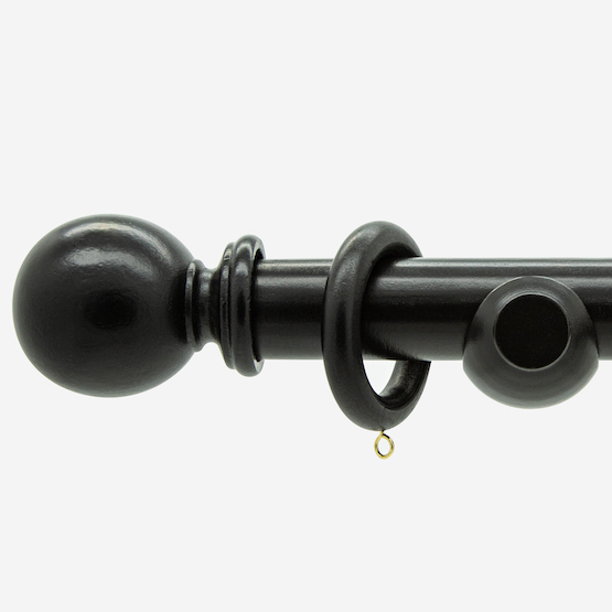 28mm Prime Black Ball pole