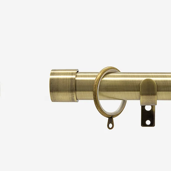 35mm Allure Classic Antique Brass End Cap Finial pole
