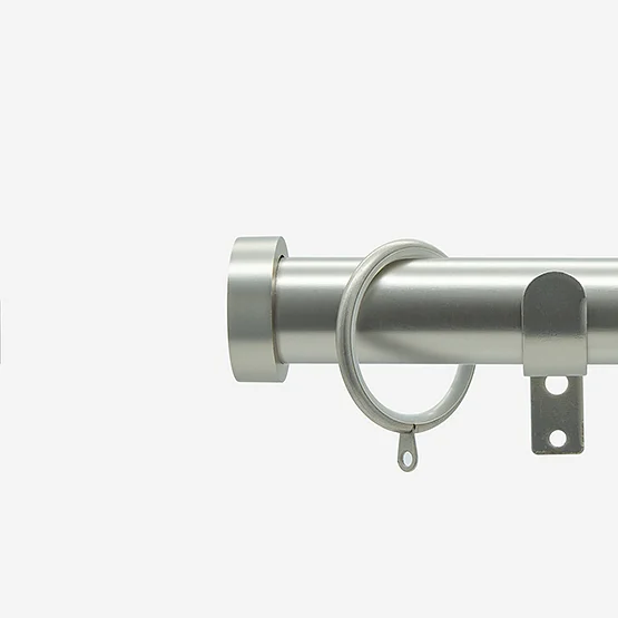 35mm Allure Classic Brushed Steel Stud pole