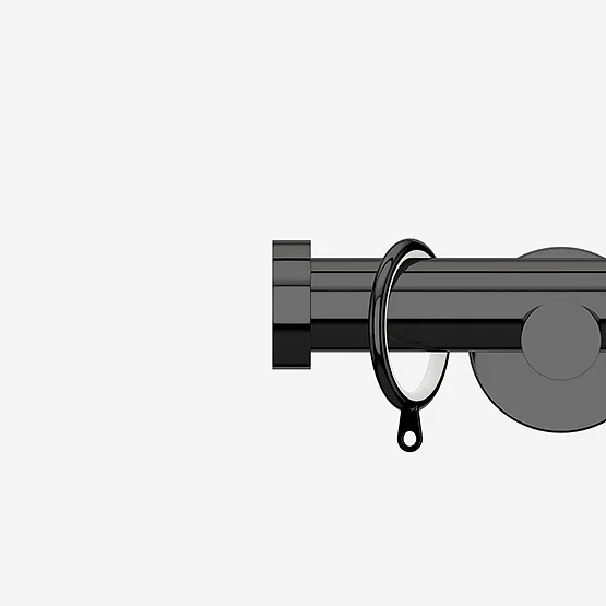 35mm Allure Signature Black Nickel Stud pole