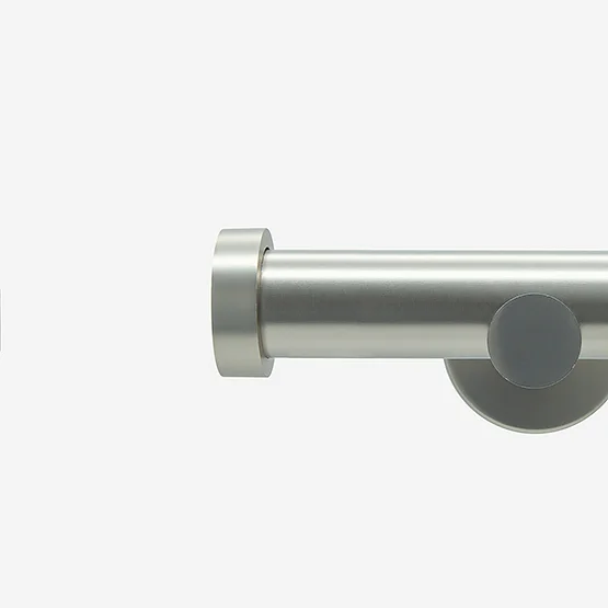 35mm Allure Signature Brushed Steel Stud Eyelet pole