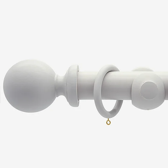35mm Oxford Pebble Grey Ball Finial  pole