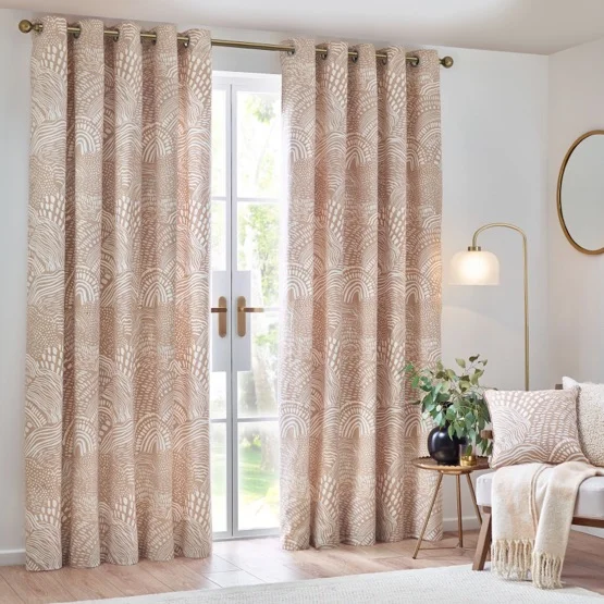 Hoem Nola Abstract Oat Eyelet rm_curtain