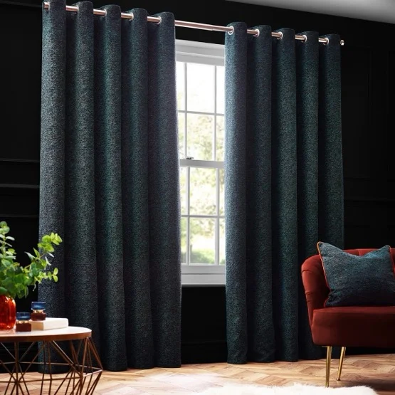 Paoletti Galaxy Emerald Eyelet rm_curtain