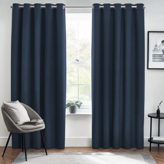 Horizon Midnight Eyelet rm_curtain