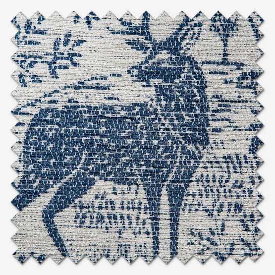 Furn Winter Woods Animal Chenille Midnight Eyelet rm_curtain