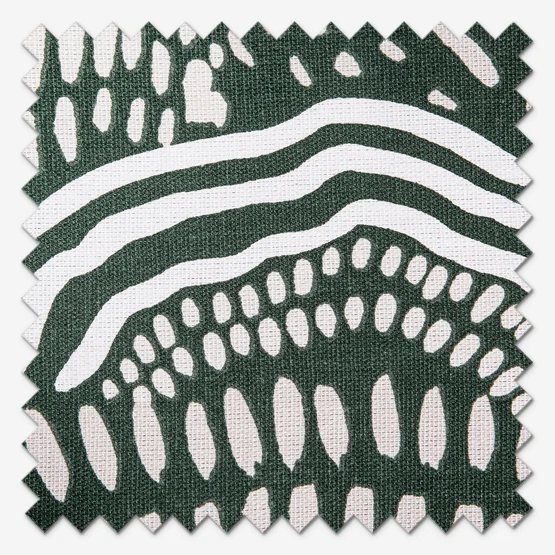 Hoem Nola Abstract Olive Eyelet rm_curtain