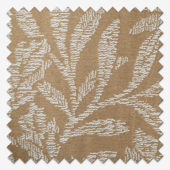 Morris & Co Acorn Tonal Matt Gold Pencil Pleat rm_curtain