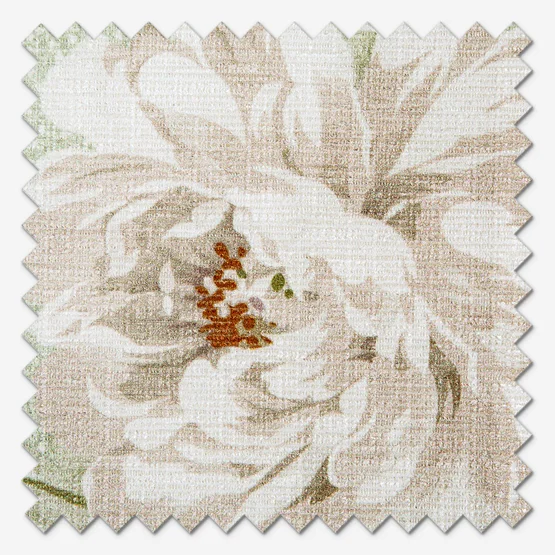 Sanderson Adele Floral Chenille Sage Pencil Pleat rm_curtain